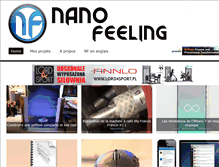 Tablet Screenshot of nanofeeling.com